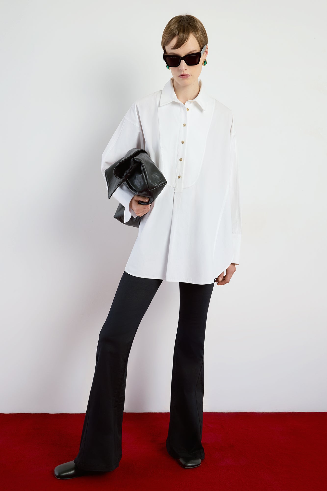 ワンピース theredthread S ribbon dress pleats THEREDTHREAD / ザレッドスレッド】S ribbon dress pleats